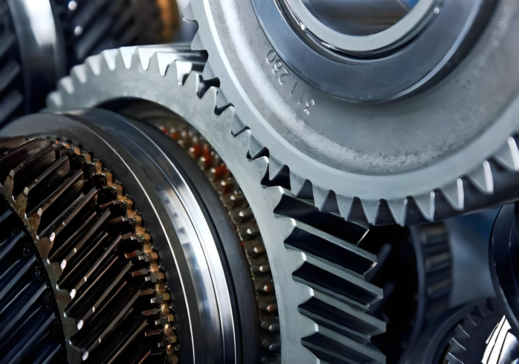 Forged alloy steel helical gear blank for industrial gearbox