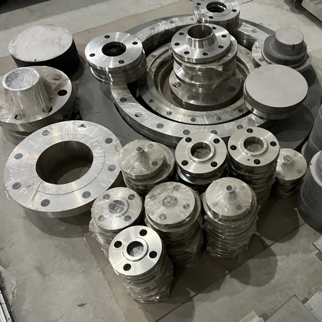 Forged titanium flange 1