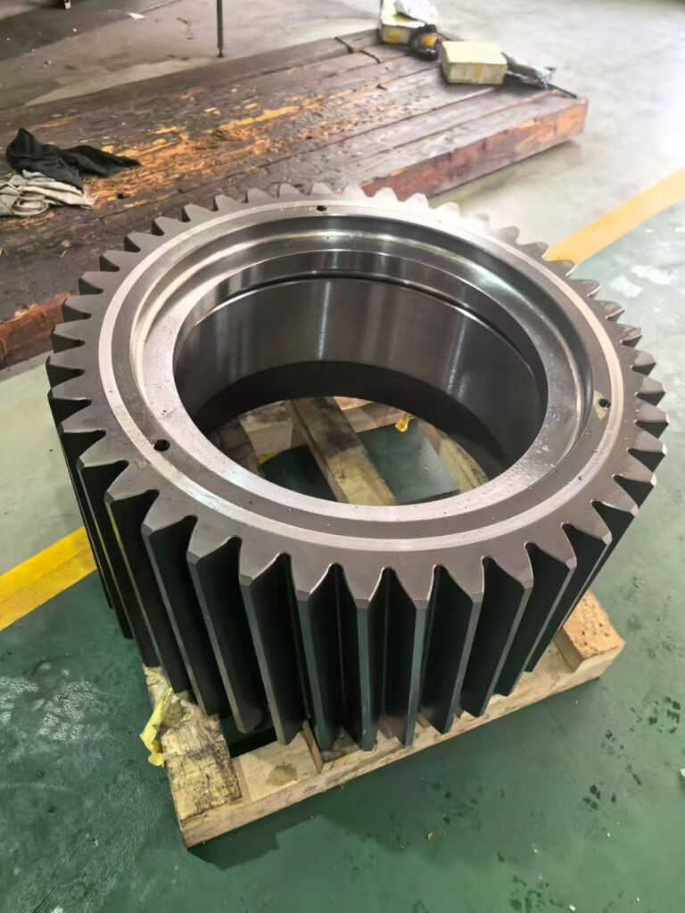 Seamless rolled ring gear forging process